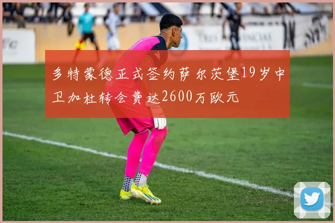 多特蒙德正式签约萨尔茨堡19岁中卫加杜转会费达2600万欧元